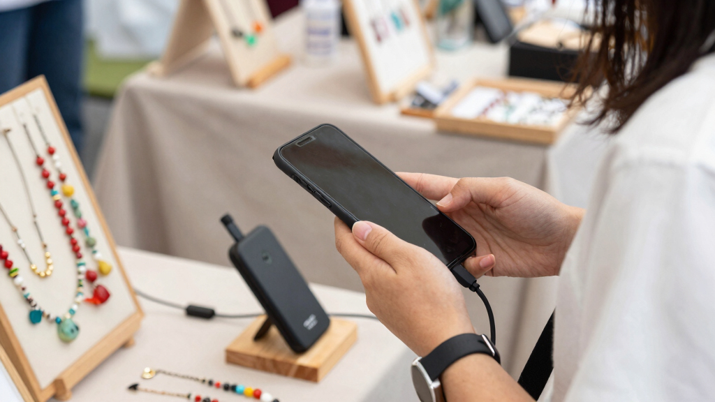 best mobile card reader stand for booth checkout