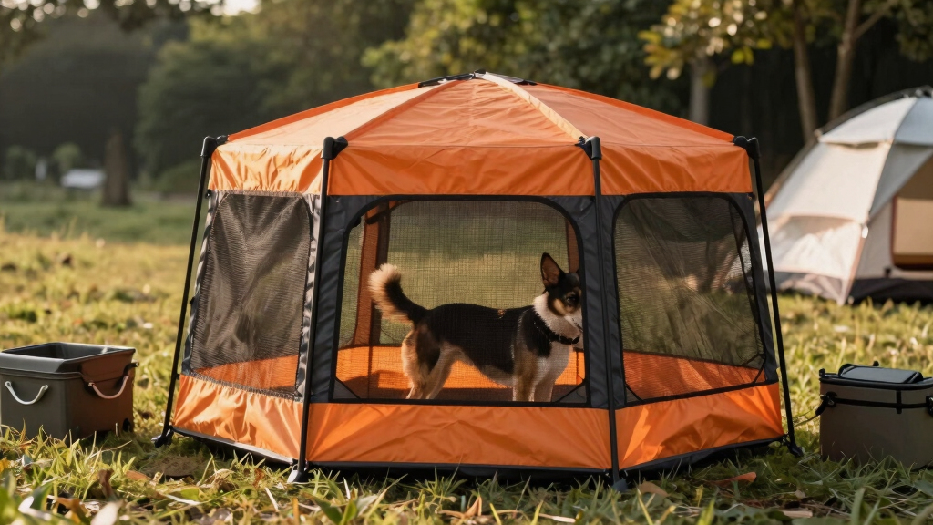 best portable outdoor dog enclosure for camping