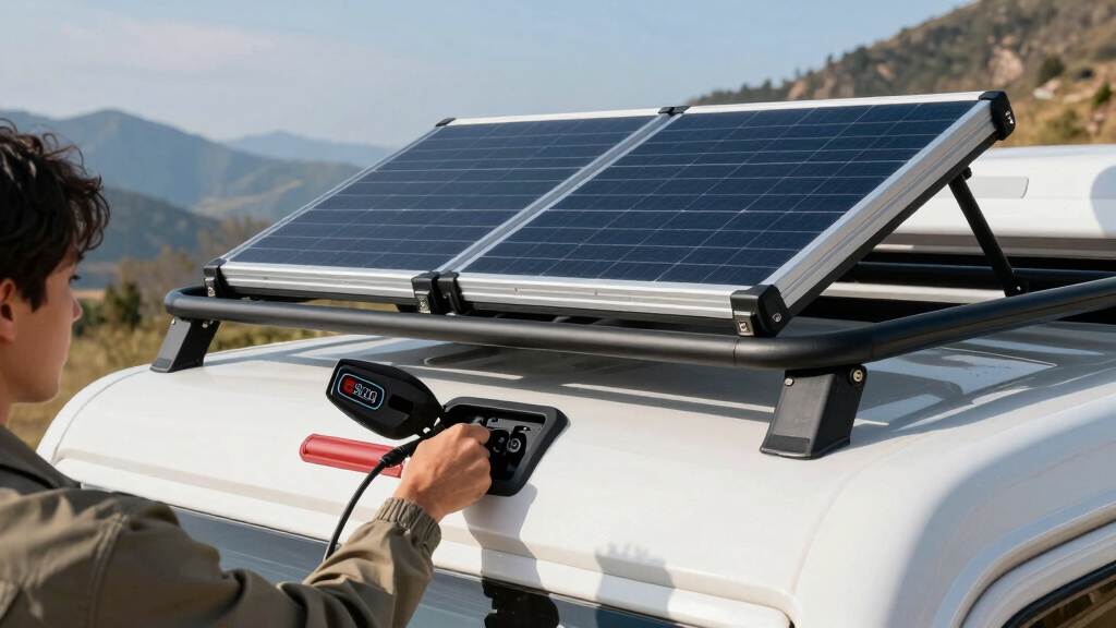 best solar suitcase kit 200w for RV