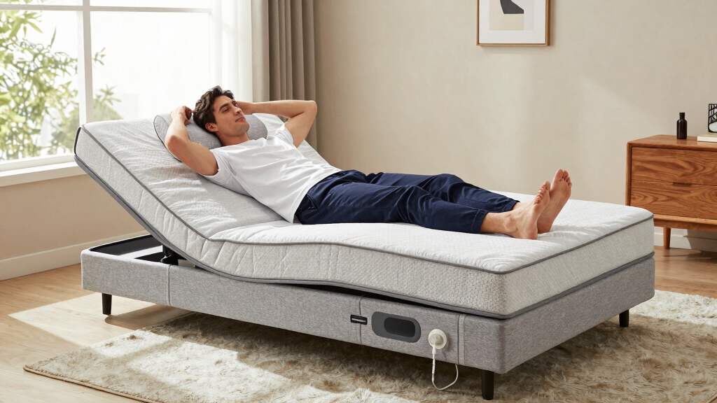 best quiet adjustable bed frame with massage
