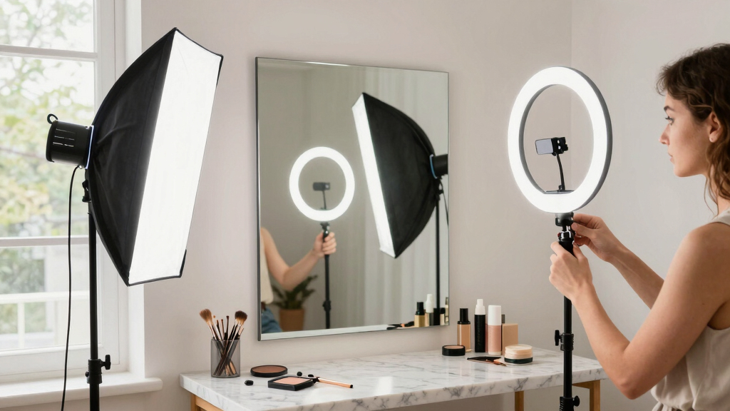 best professional makeup lighting kit for home studio
