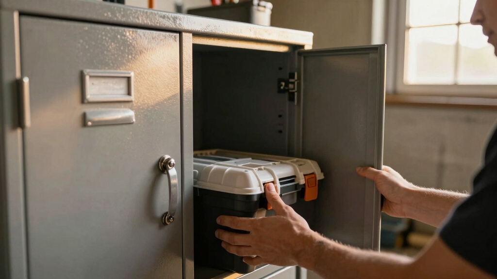 best garage storage cabinets with locking doors