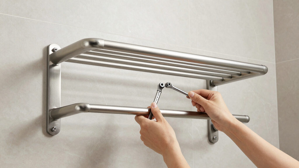 best heated towel rack stainless steel