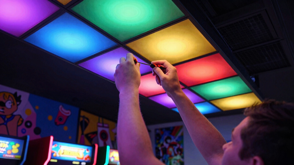 best arcade room ceiling lights
