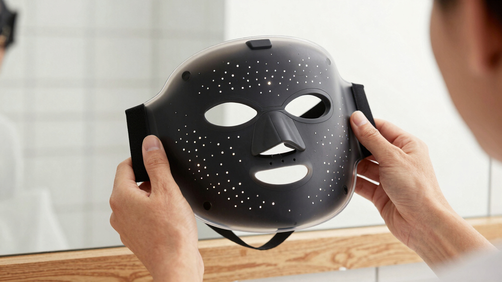 best led face mask with neck attachment