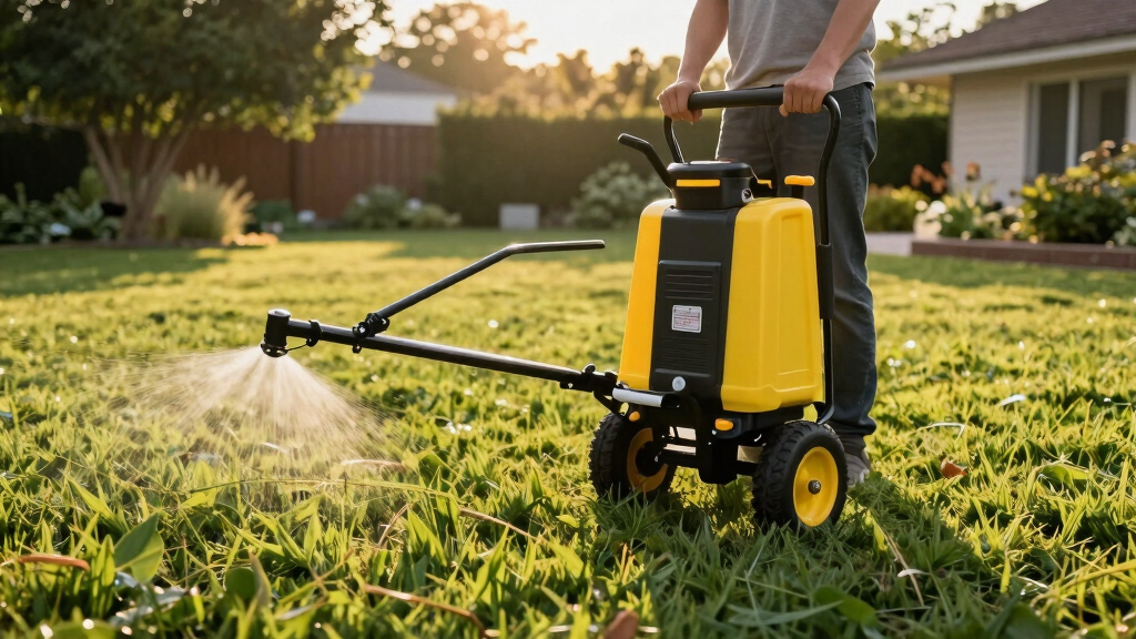 best spreader sprayer combo for large lawns