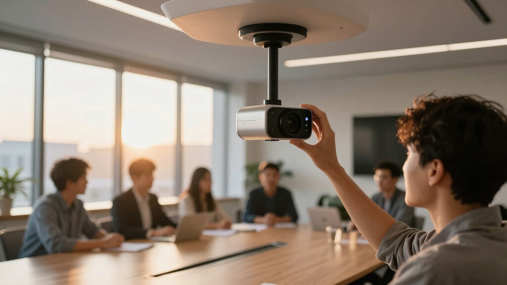 AI tracking conference camera for teams