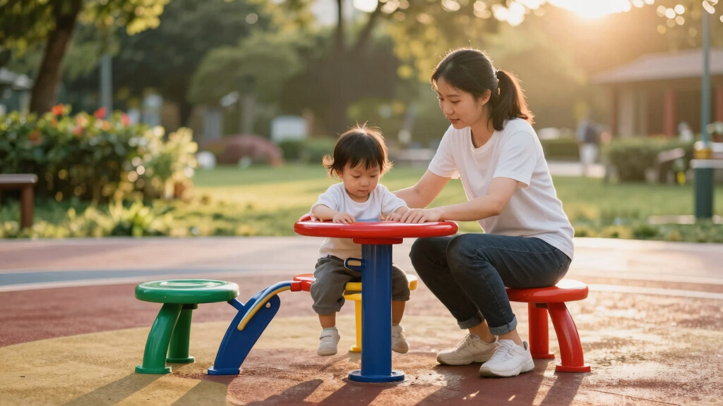 baby-friendly outdoor play equipment