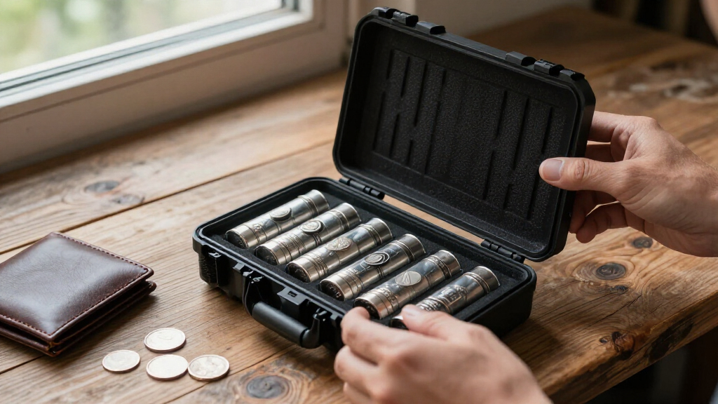 hard case for silver coin tubes