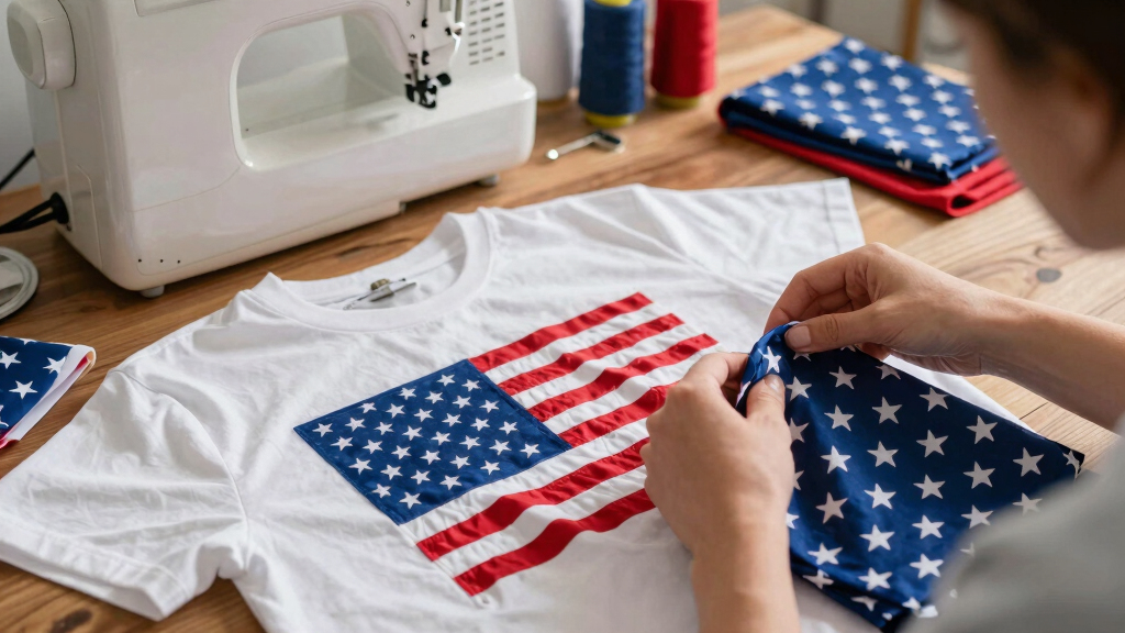 patriotic American flag apparel