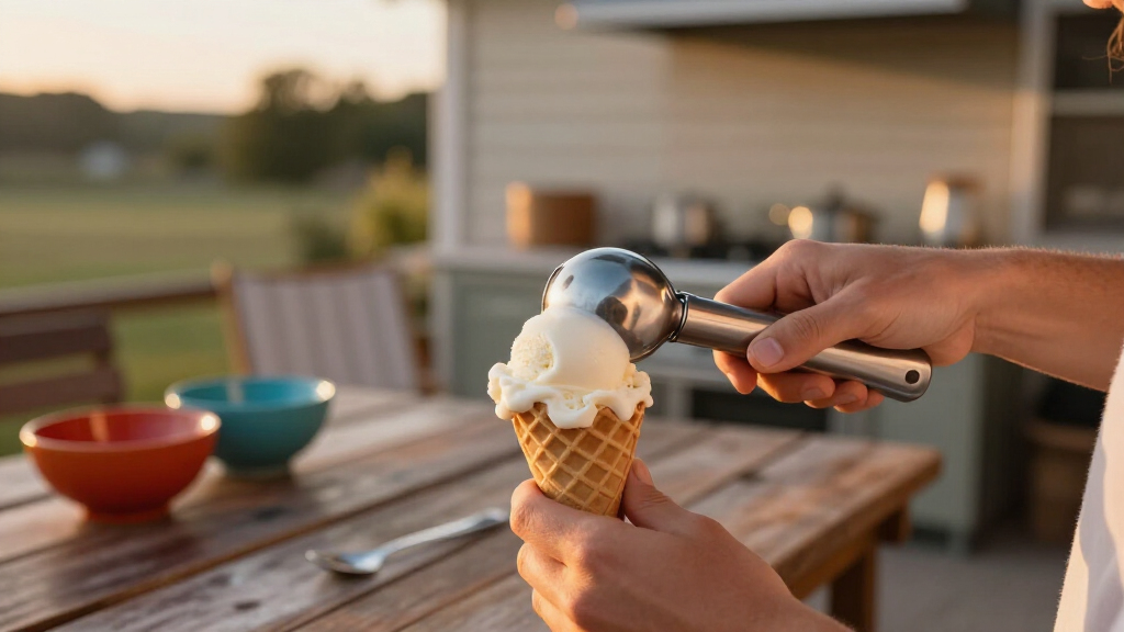 stainlesssteel icecream scoops