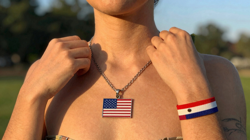 patriotic body jewelry