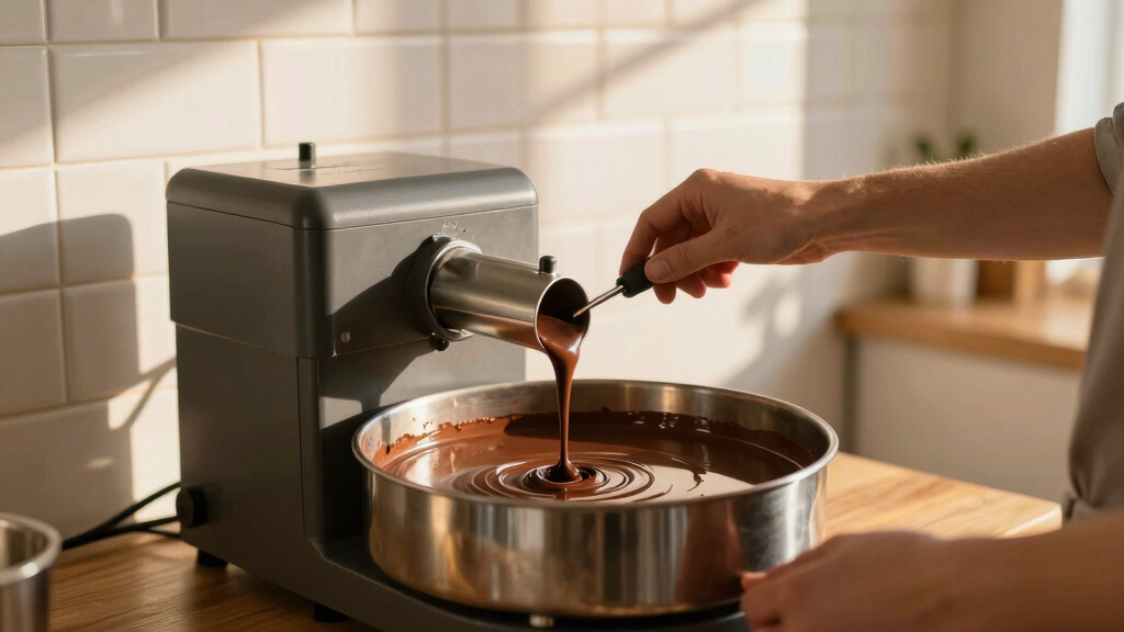 chocolate tempering machine automatic tempering