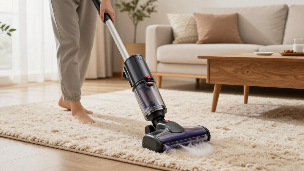 way to clean shag rug