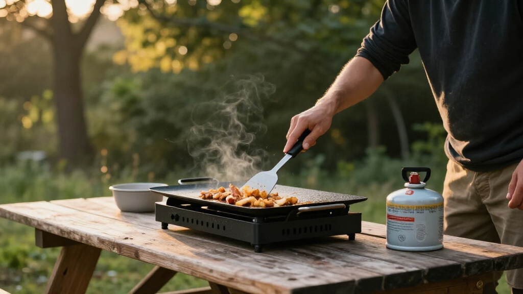 outdoor griddle propane premium