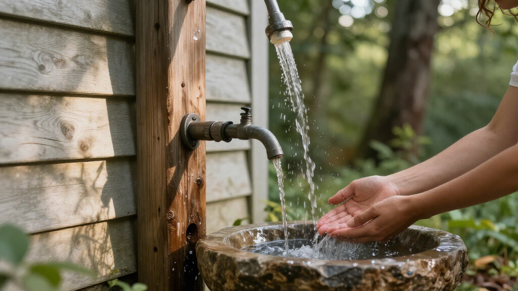 best water heating system for outdoor showers