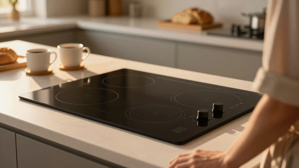 premium induction cooktops with integrated ventilation