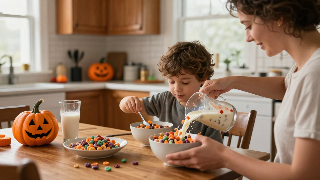 Halloween breakfast cereals