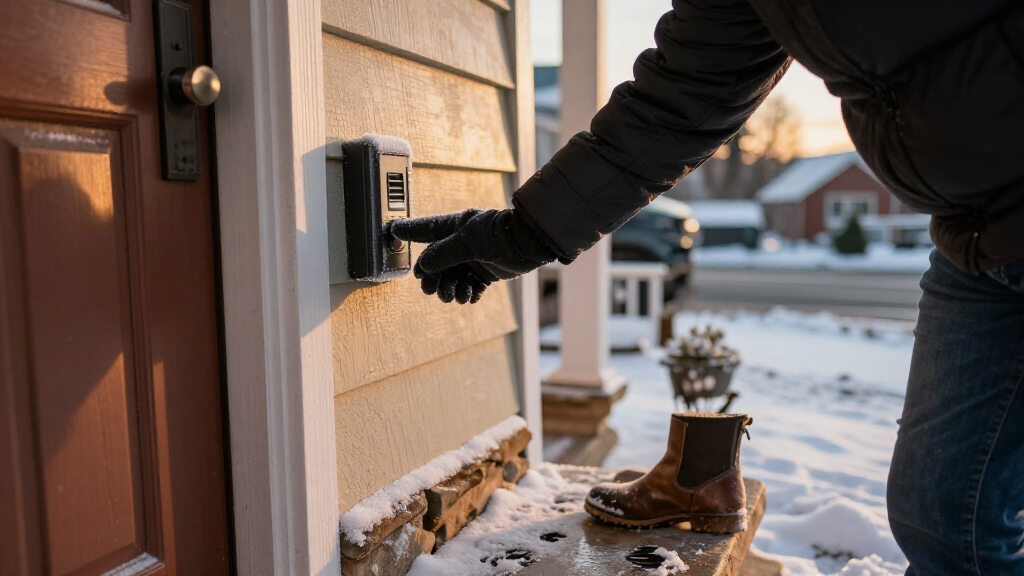 video doorbell for cold weather performance