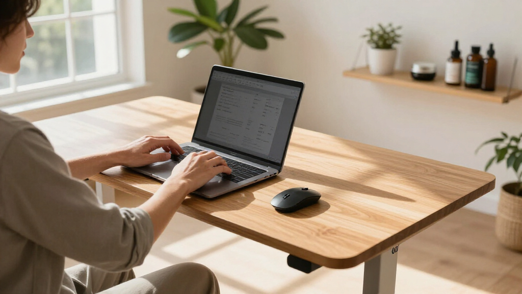 standing desk electric 60 inch