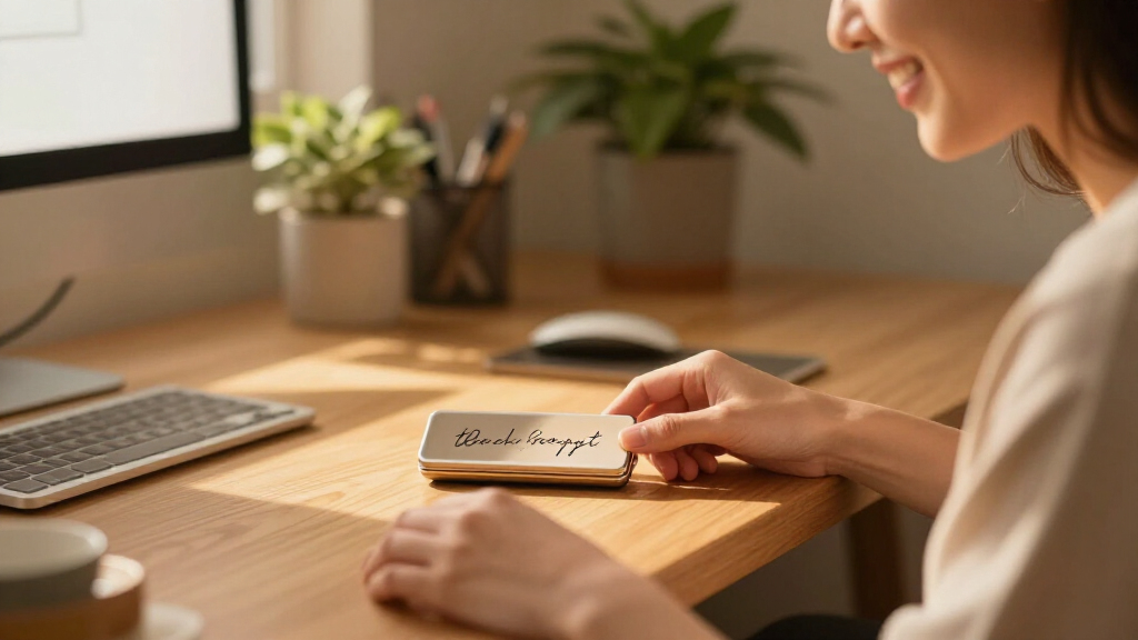 motivational quote desk accessories
