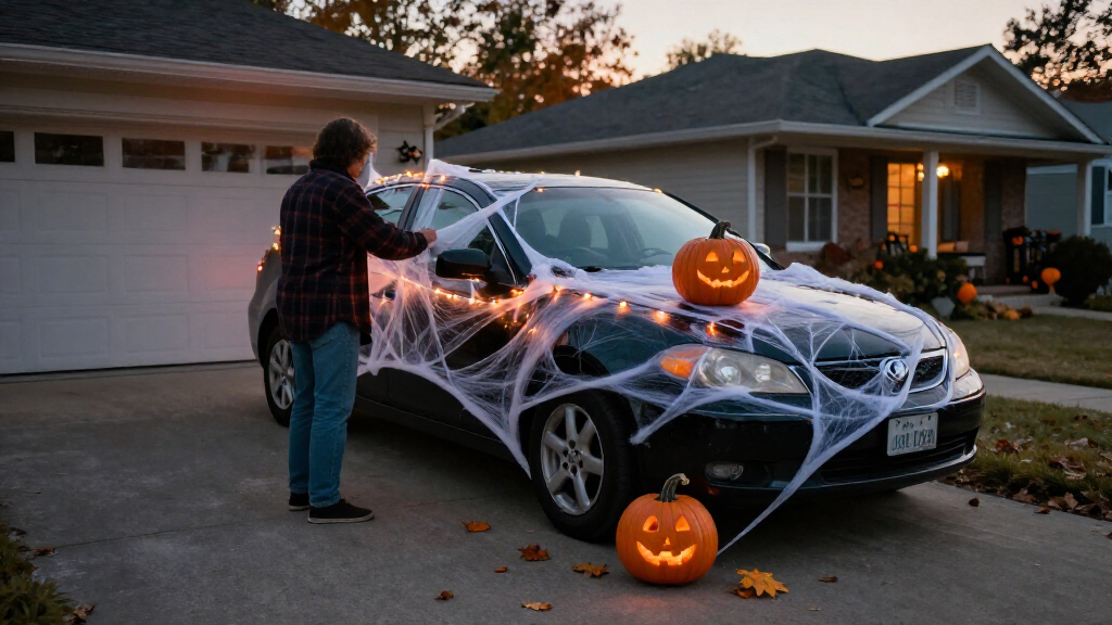 Halloween car decorations