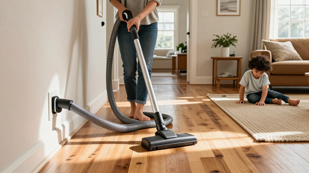 central vacuum system for large homes
