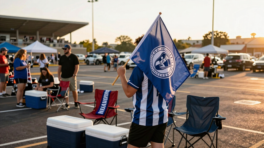 soccer fan tailgating gear