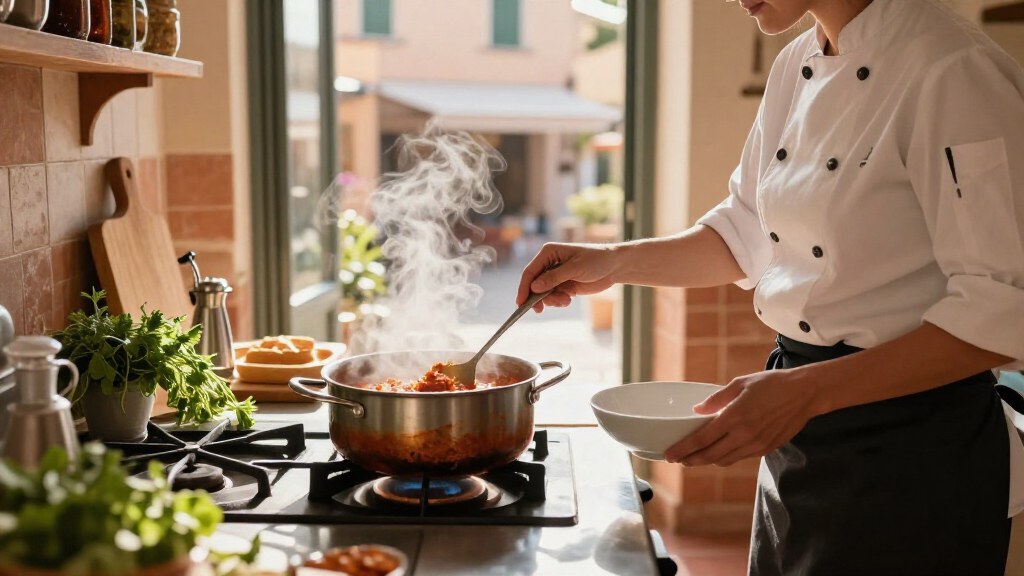 Serve the ragù safely and adjust it to your kitchen