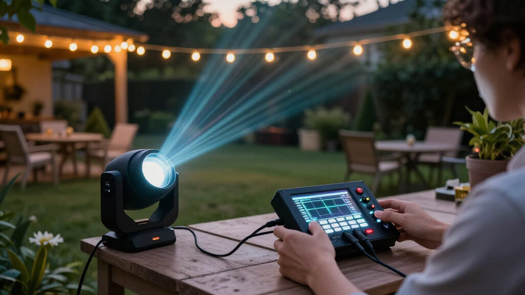 best dmx moving head lights for backyard