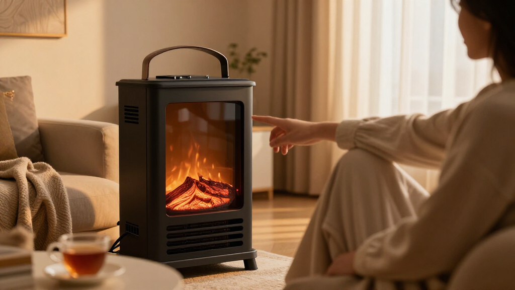 best electric fireplace heater for living room