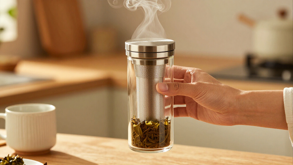 portable tea infuser bottle