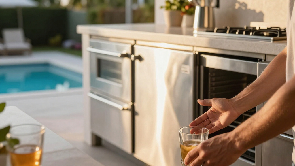 best stainless steel outdoor kitchen doors