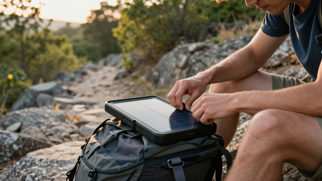 solar backpack charger for camping