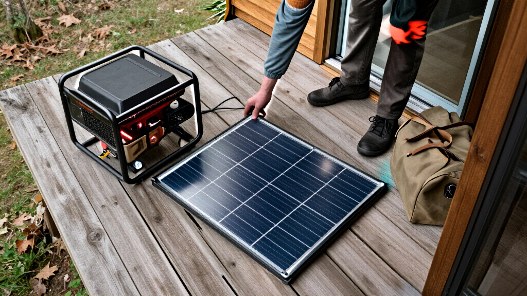 portable solar panels for generators