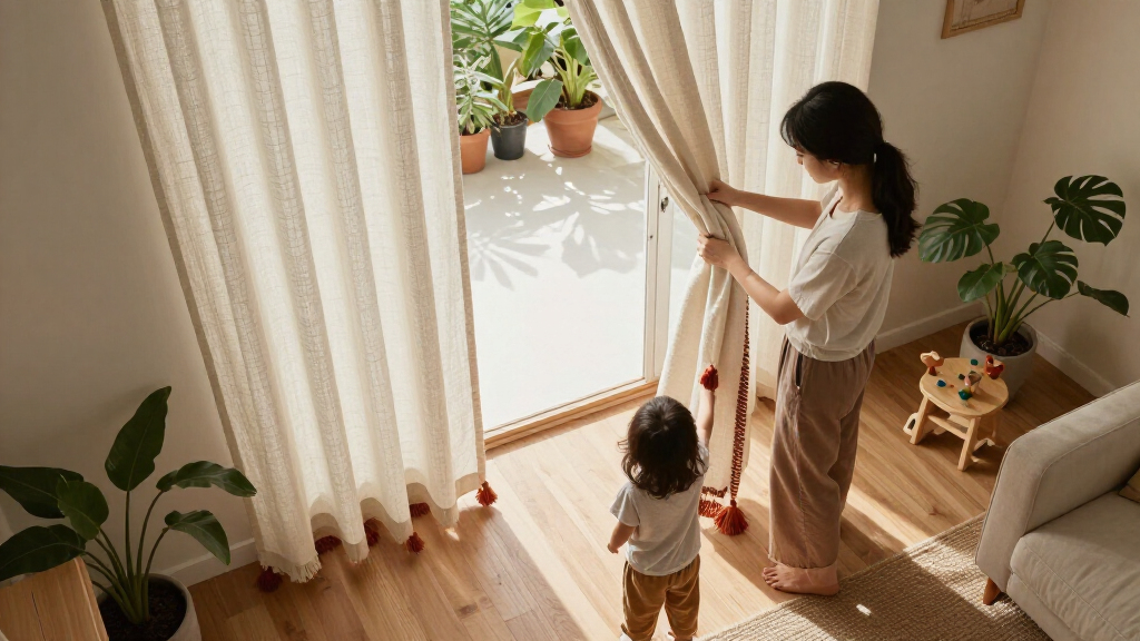 boho curtain panels