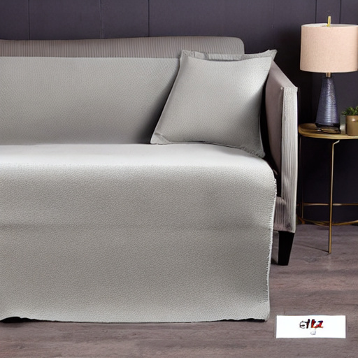 Subrtex 1 Piece Stretch Jacquard Couch Cover, Sofa Slipcover for 3 Cushion Couch, Machine Washable Furniture Protector (Sofa, Gray) - Image 1