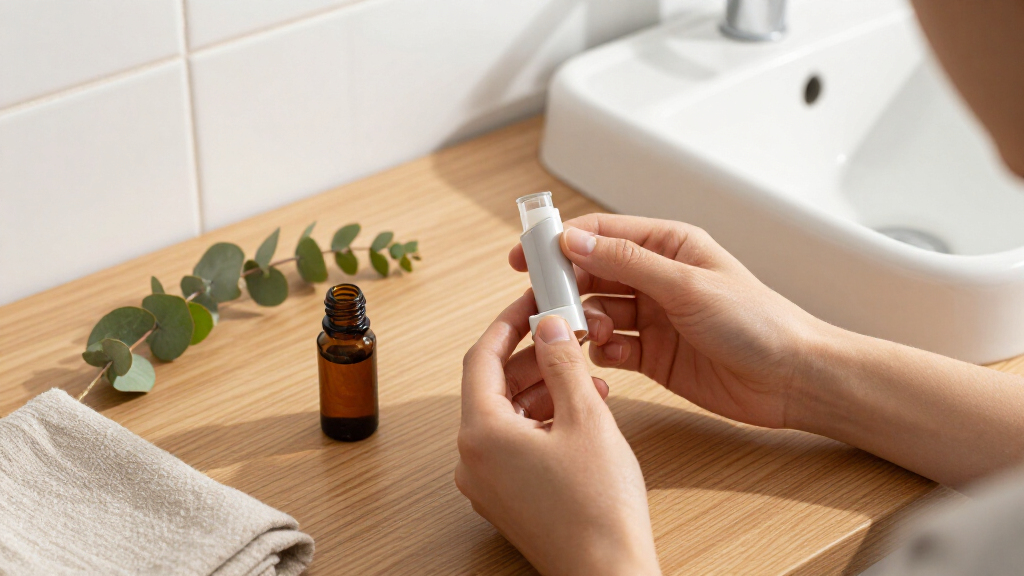 nasal inhaler for sinus oils