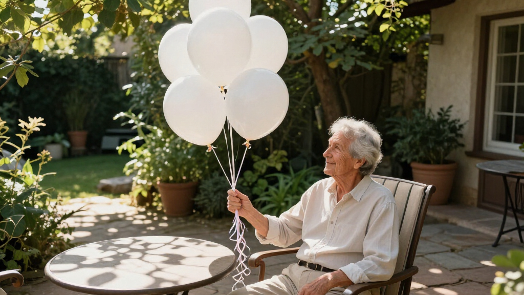 best white balloons