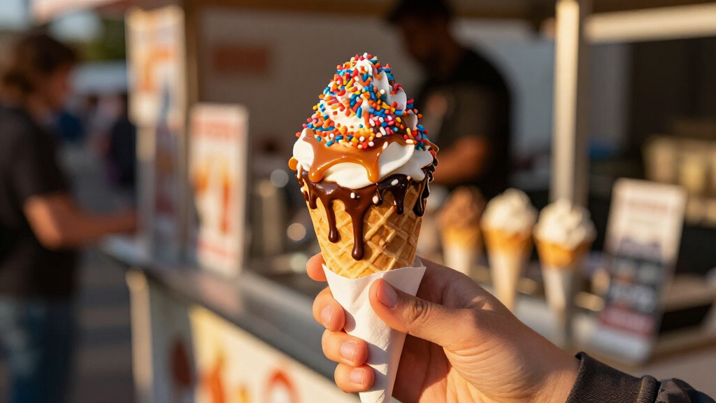 ice cream toppings and syrups