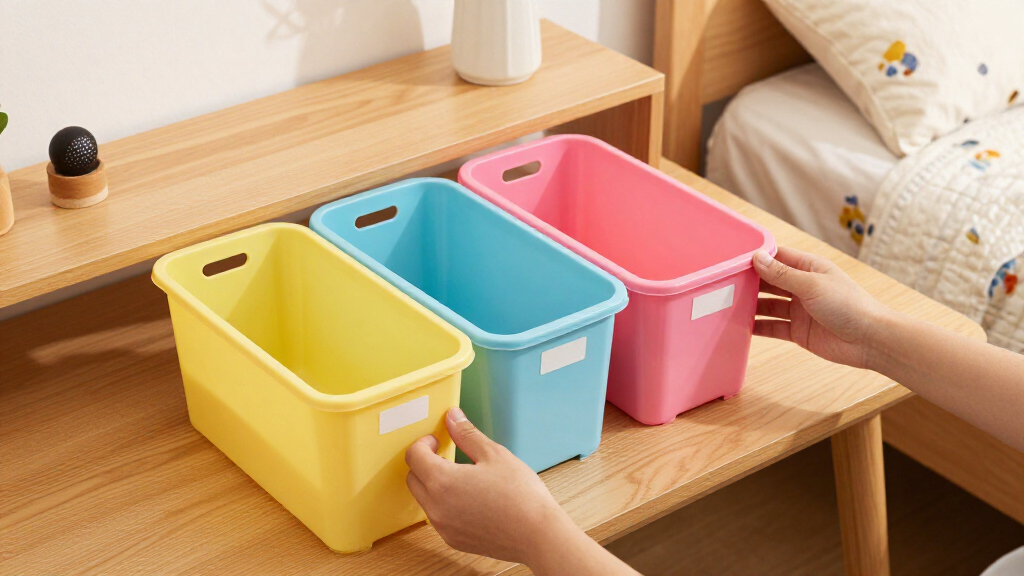 dorm room organization bins