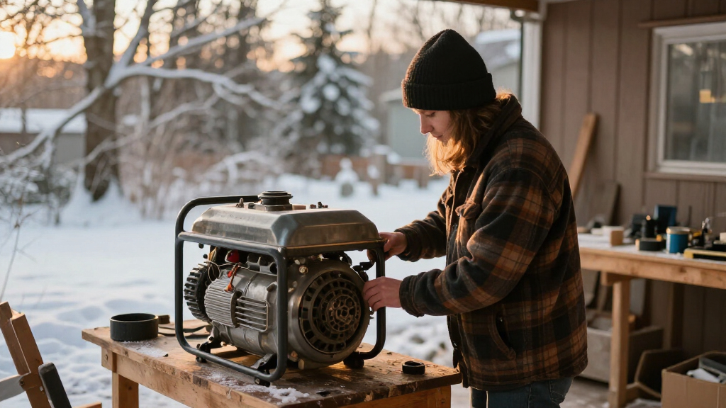 generator enclosure for snow protection