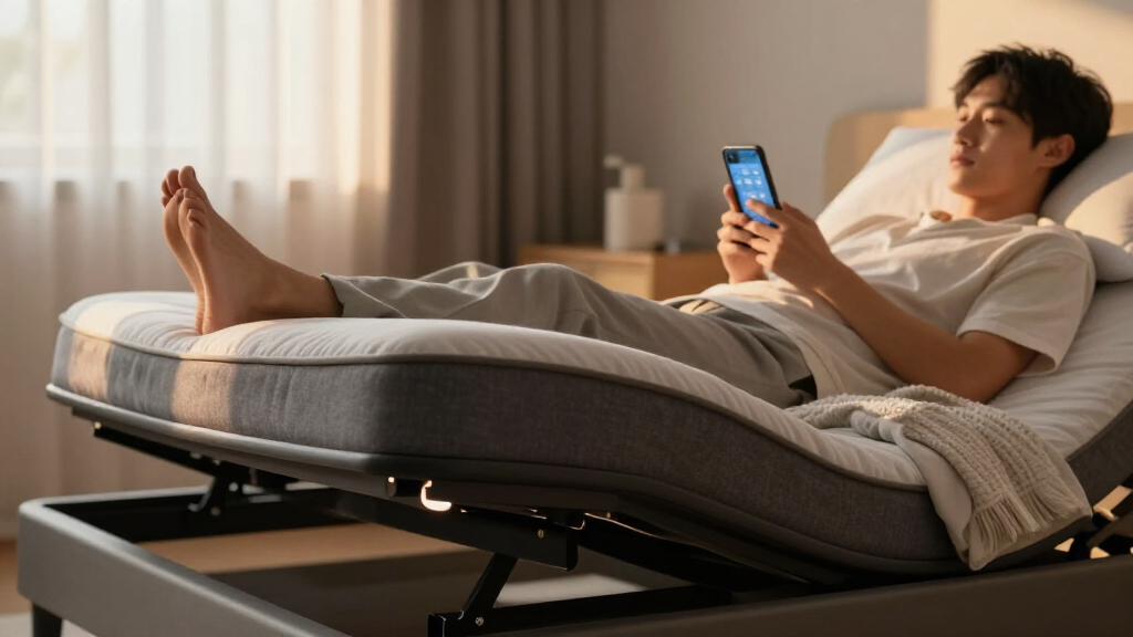 best smart adjustable bed base app control