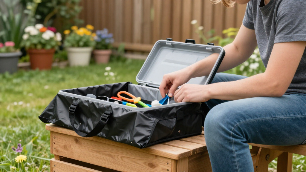 outdoor storage benches waterproof