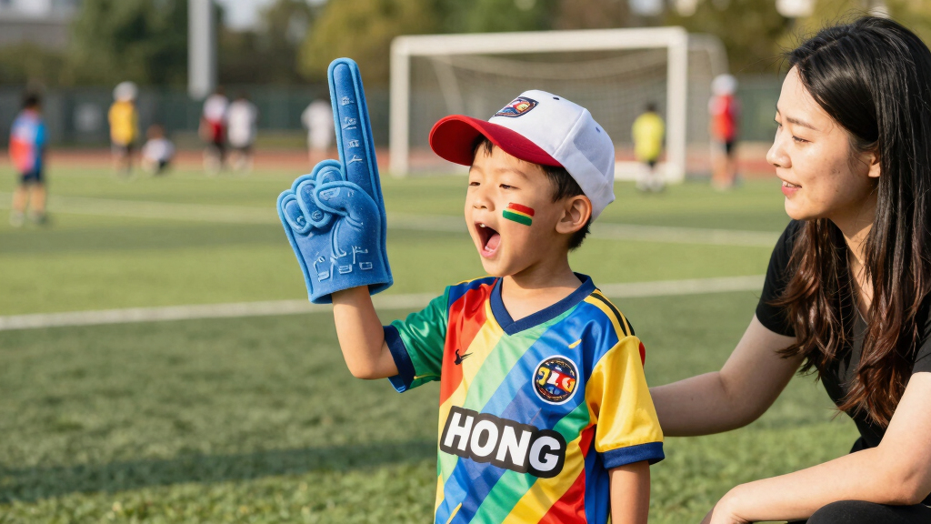 kids soccer fan apparel