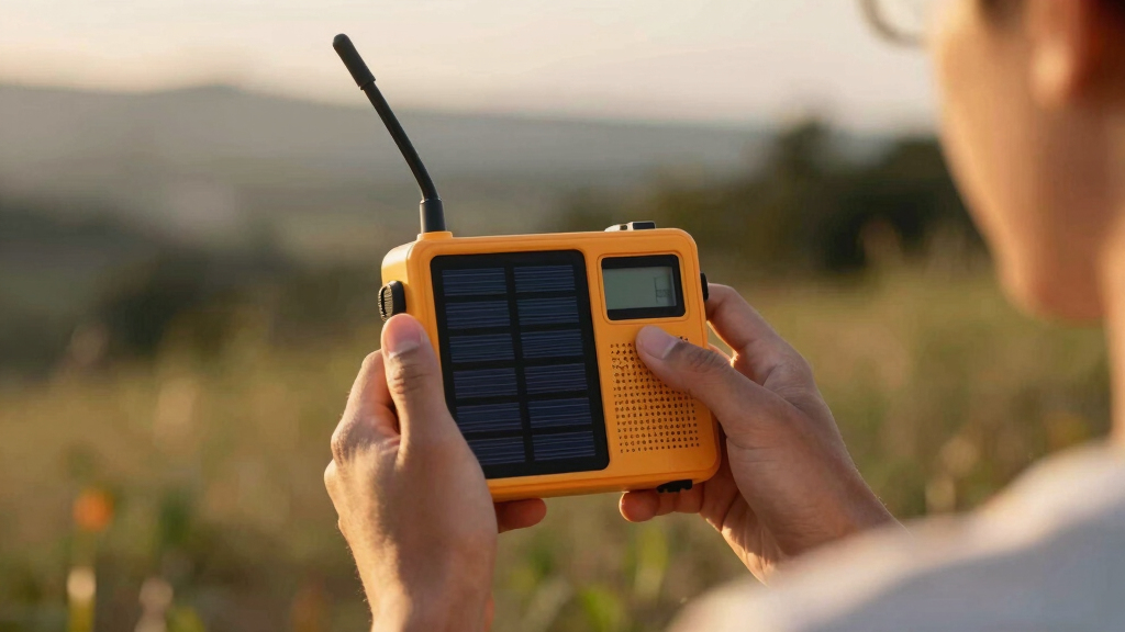 solar-powered emergency radios