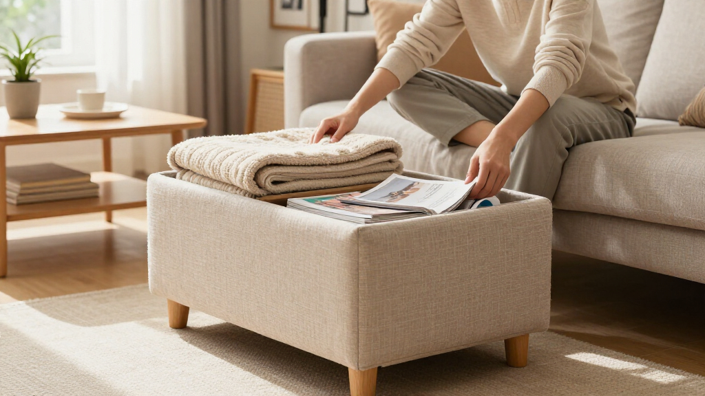 multi-purpose storage ottomans