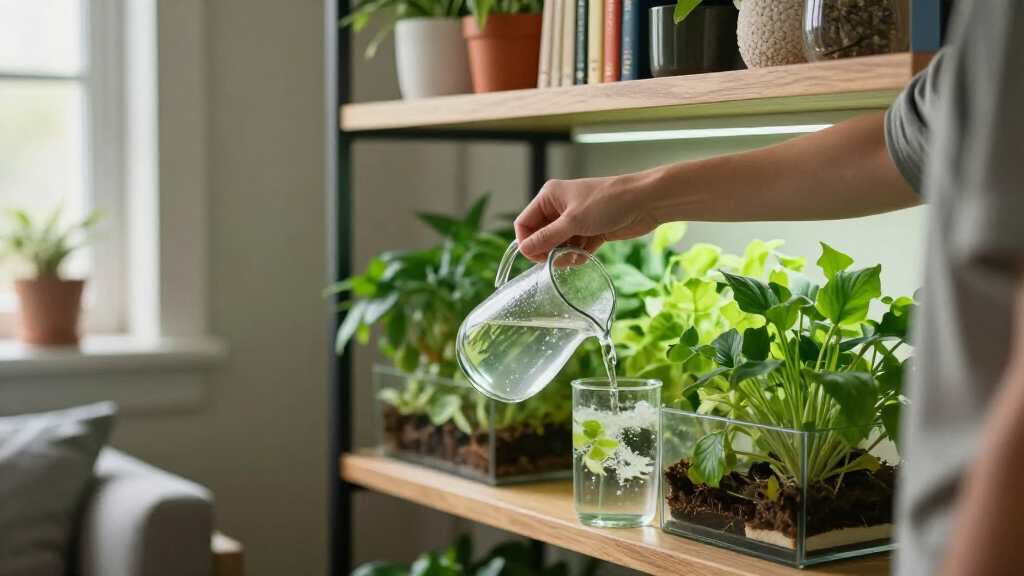 best hydroponic bookshelf garden
