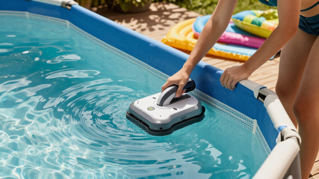 robotic above ground pool vacuum