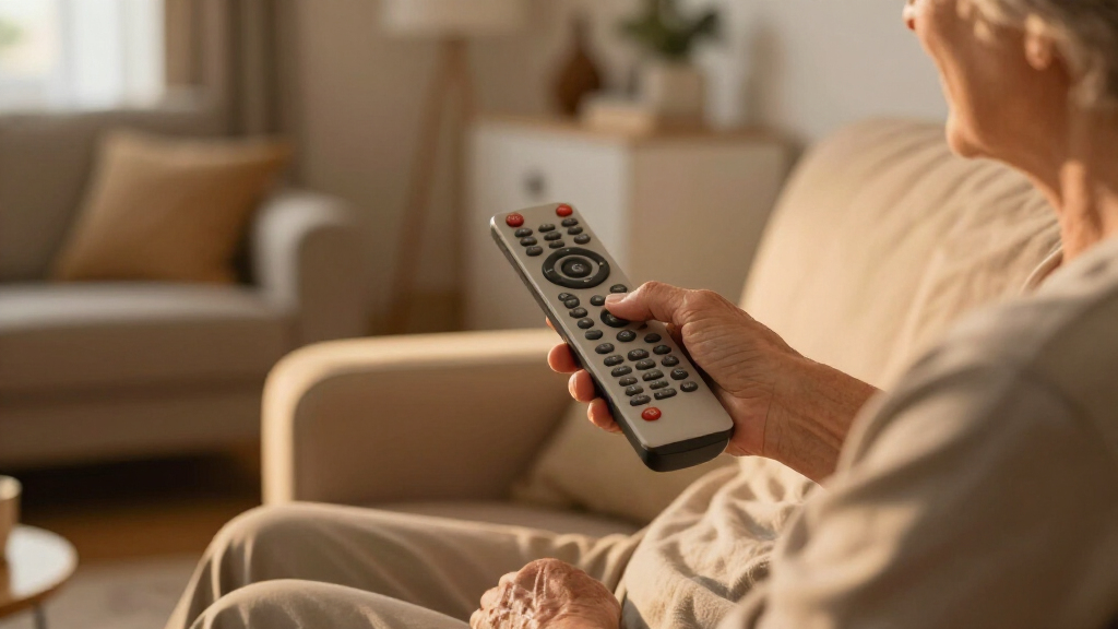 large button remote controls